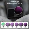 NEEWER ND/PL Filter Set Compatible with DJI Osmo Action 3/4/5 Pro Neutral Density Polarizing Action Camera Accessories