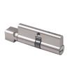 UPVC Thumb Turn Door Lock Cylinder, Multi Way Lock Principle, Anti Drill and Master Key Opening, 3 Keys Kit , Silver Tone