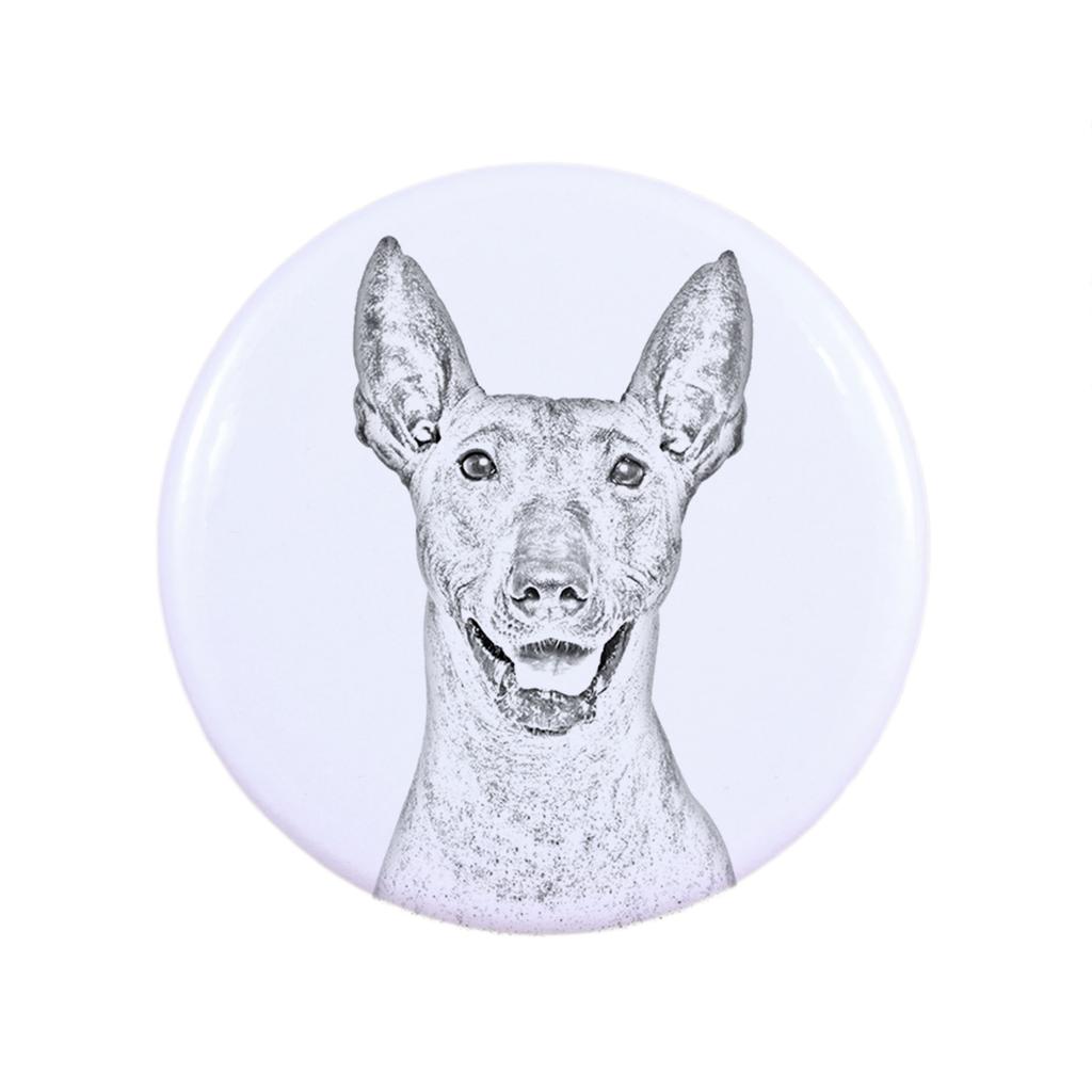 Xoloitzcuintle, Mexican Hairless Dog- magnet with a dog's pupil, exceptionally light, strong magnet, handmade product by the Art-Dog brand – Magnet |