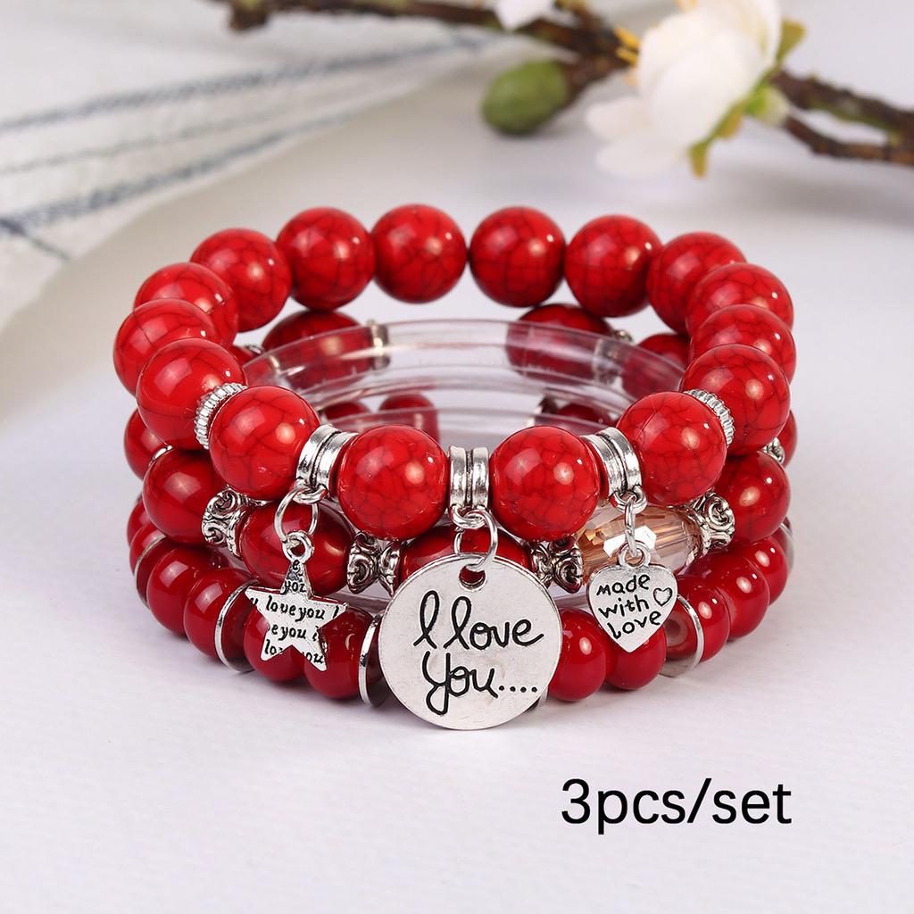 JYL TS Bracelet  Bohemian Elephant Heart Pendant Multilayer Brings Luck & Harmony