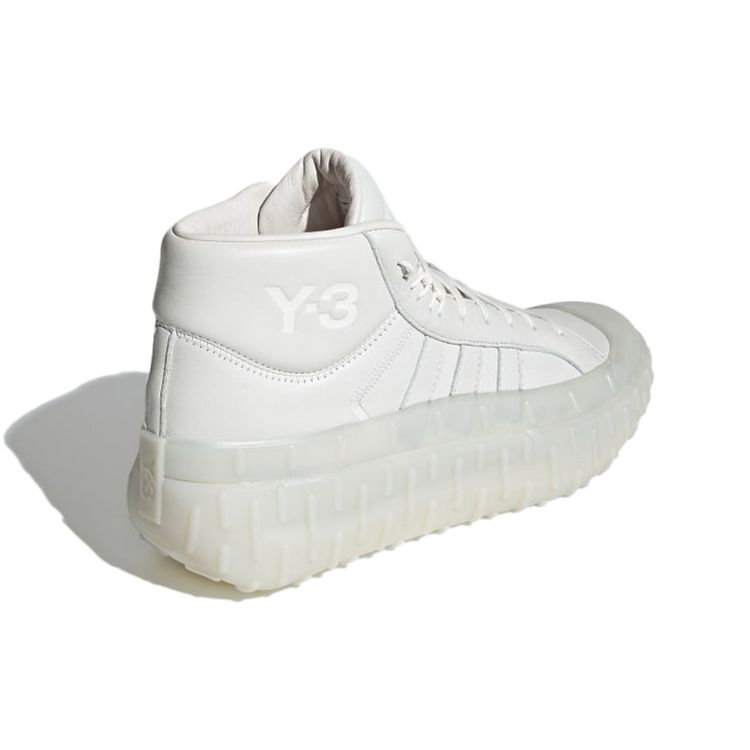 Adidas Y-3 GR.1P High Non Dyed Unisex Sneakers White Core-White GZ9154
