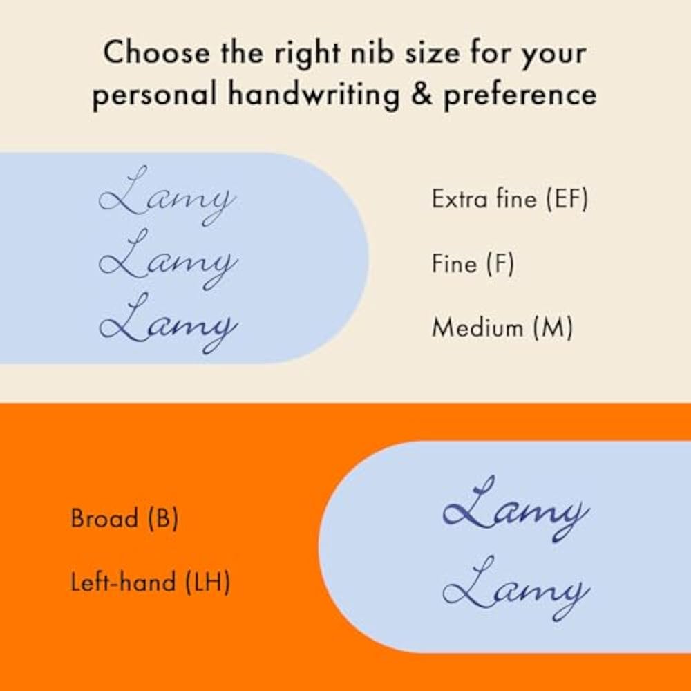 Lamy Al-Star Denim Fountain Pen - Ergonomic Grip & Polished Steel Line Width M - Lightweight Alum...
