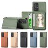 Carbon Fiber RFID Magnetic Leather Wallet Card Holder Case for Samsung Galaxy S22 Plus S21 S23 S24 Ultra S20 Fe Note 20 Cover