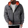 Autumn Winter Men's Fleece Warm Hooded Sweatshirt