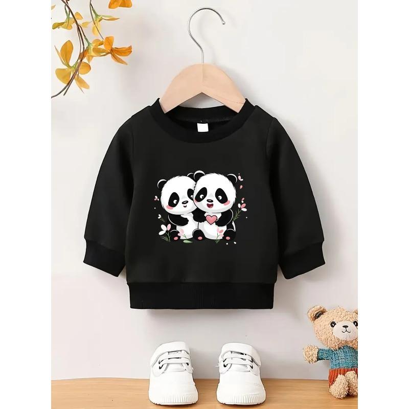 European Sizes Cute And Easy Print Design, Comfortable Round-Neck Sweatshirt for  Kids