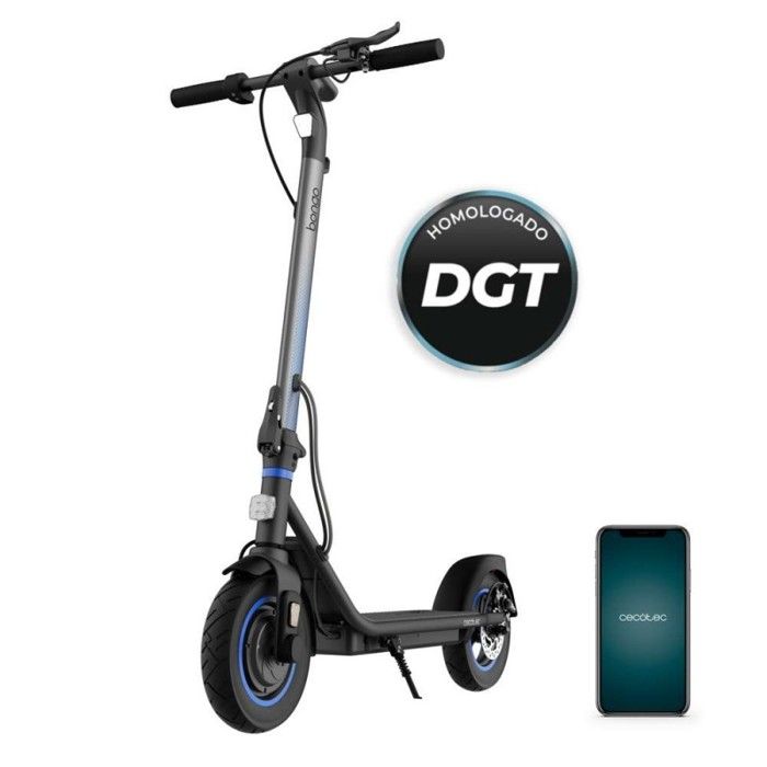 Trottinette Électrique - Bongo - D20 XL Connected - 630W - 20 km d'autonomie - Application mobile