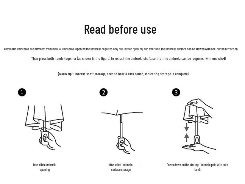 Fully Automatic 24-Rib Extra Large UV Protection Umbrella for Women – Compact, Reinforced, Sunshade for Sun and Rain.