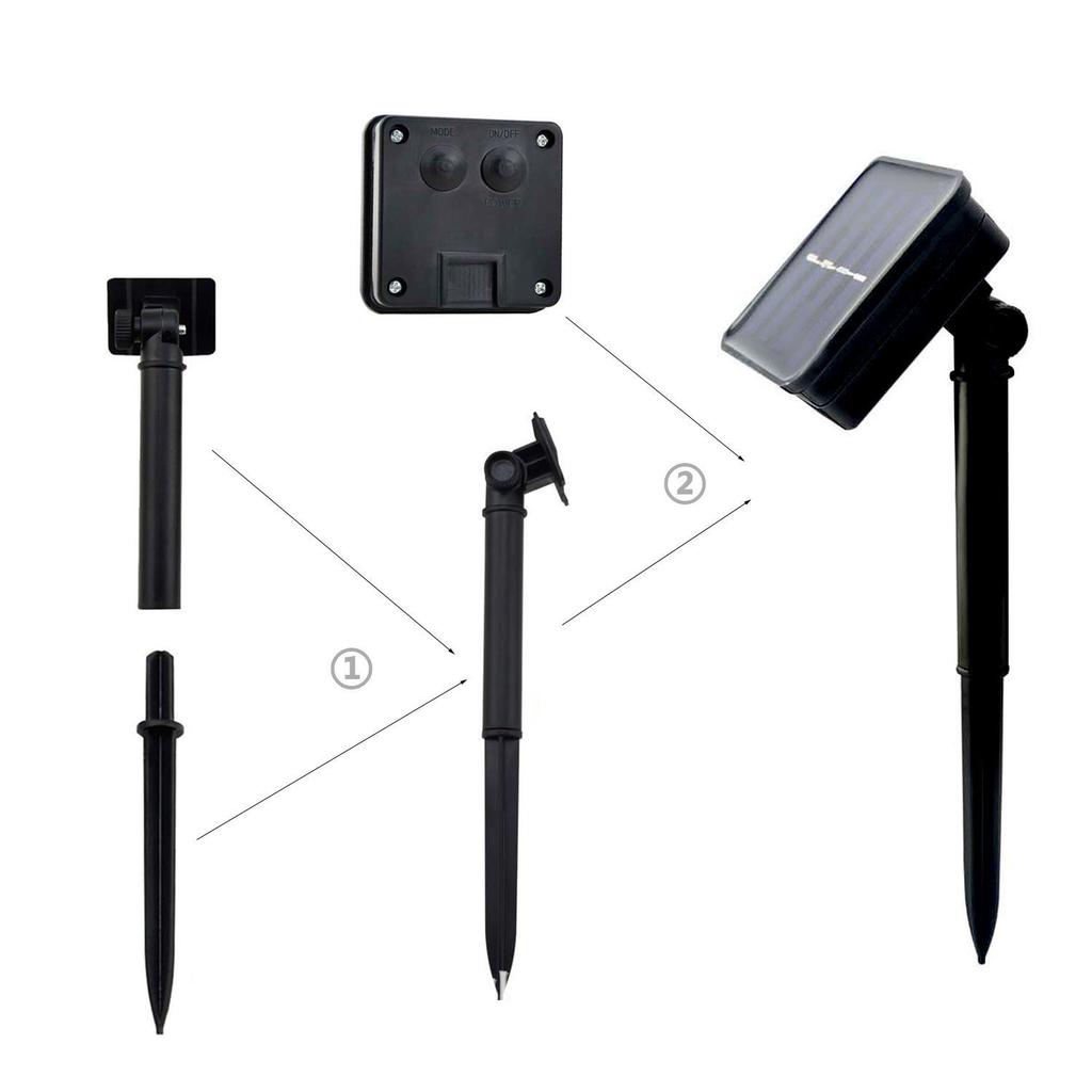 LED String Lights with Light Garden Christmas 30 Flashing Auto Tree Yellow Solar-Powered Built-in Sensor, Waterproof, Lights, Lights, LEDs, 6m,