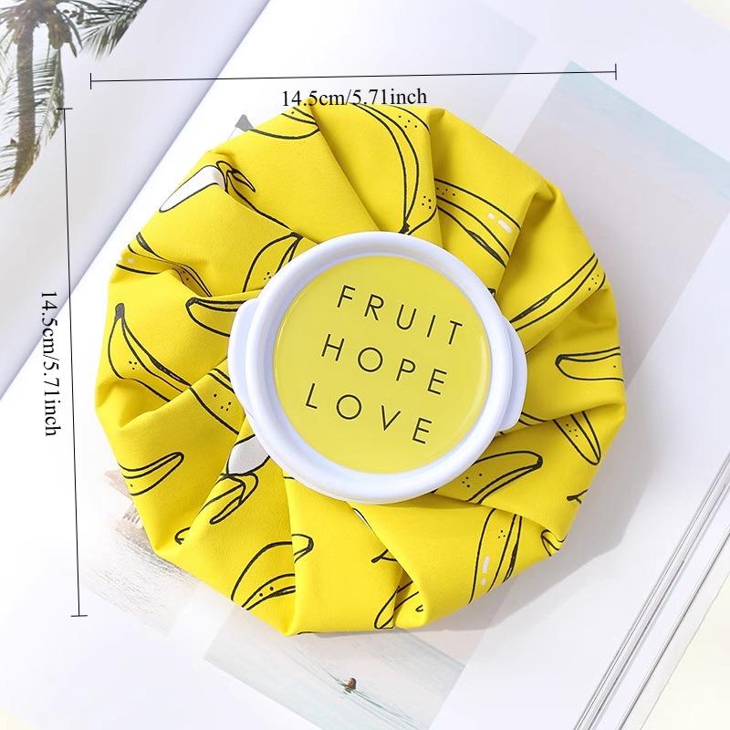 1 шт. мультяшный тканевый пакет со льдом складной портативный холодный компресс горячий компресс пакет со льдом физическое охлаждение физиотерапевтический пакет пакет со льдом с впрыскиванием воды