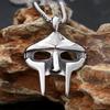 Nouveau Collier Pendentif Masque Mf Doom Vintage pour Hommes Femmes Acier Inoxydable Punk Mode Amulette Égyptienne Bijoux Cadeaux Dropshipping