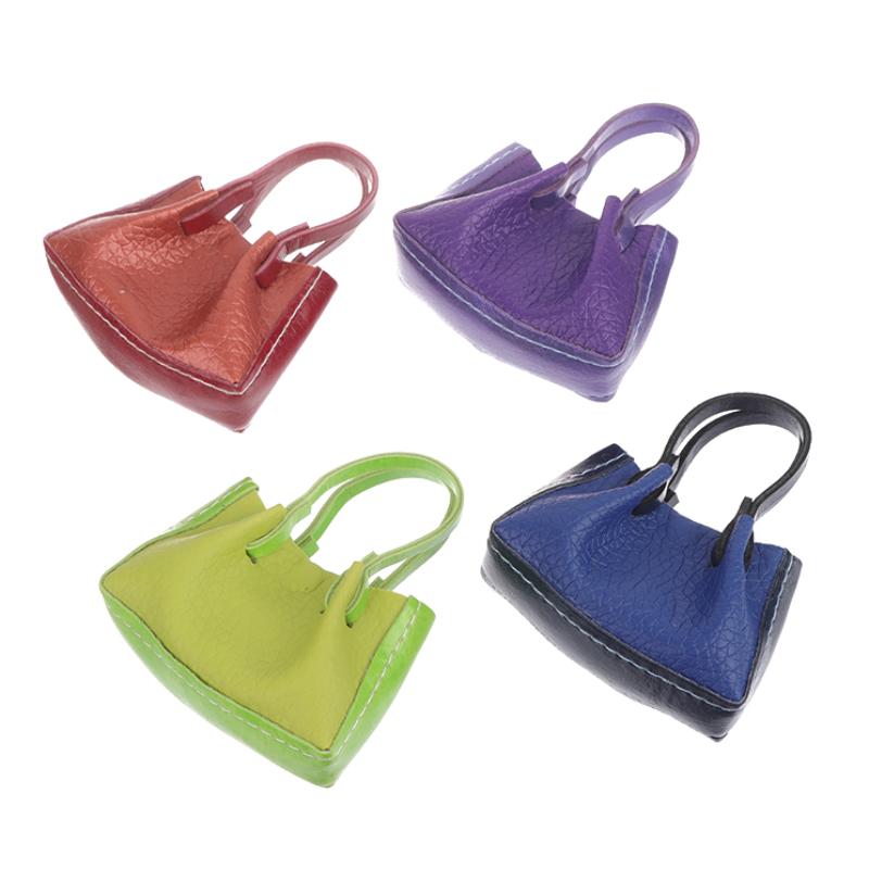 Dollhouse Miniature Handbag Purse Doll Mini Shoulder Bag Model Kid Pretend Play Toy Doll House Accessories