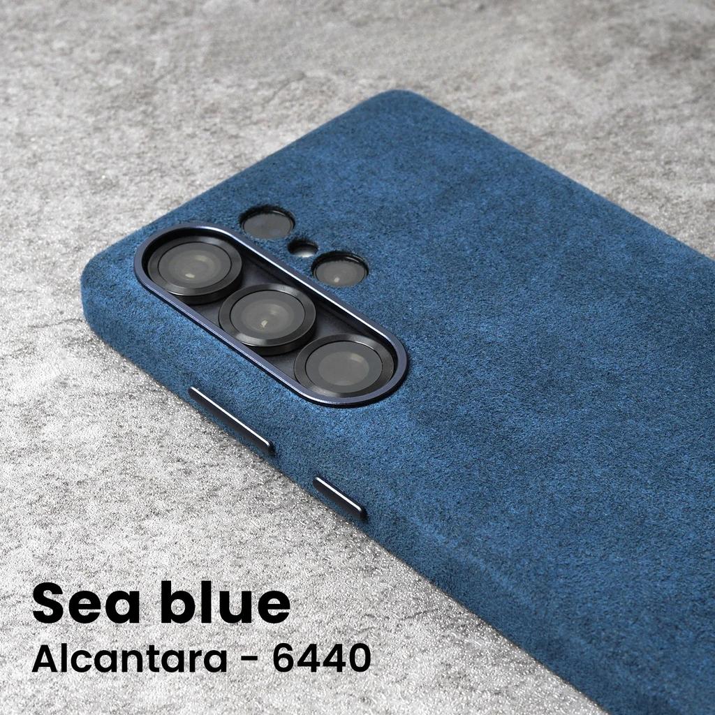 Gerçek ALCANTARA Kılıfı Manyetik Samsung Galaxy S25 S24 Ultra Lüks İş Süper Araba Aynı Lüks Süet Deri Telefon Kılıfları