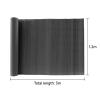 Dark Grey PVC Privacy Fence Slats, Bamboo Effect Outdoor Garden Privacy Screen for Backyard, Balcony & Terrace