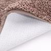 Absorbent Toilet Rug U Shaped Plush Floor Mat Machine Washable Non Slip Contour Bathroom Rug Dry Quickly for Toilet