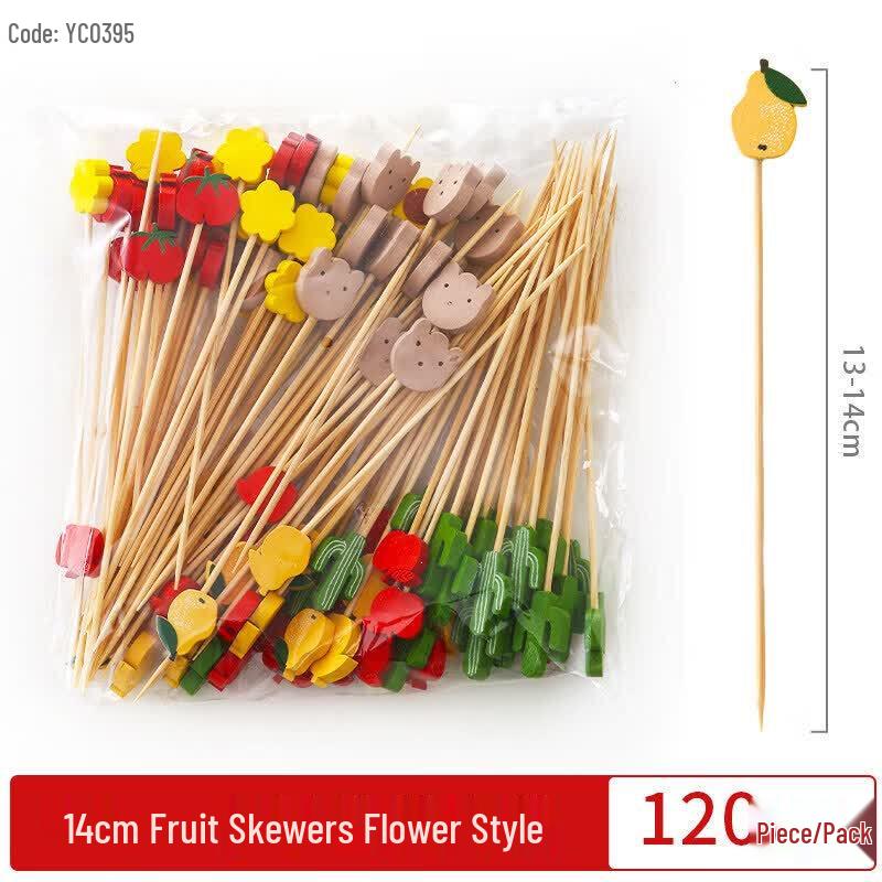 Disposable Bamboo Fruit  Cocktail Picks