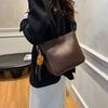 Bucket Bag Leather Women'S Bag Large Capacity Retro Casual Shoulder Messenger Bag Commuter Bag Luggage