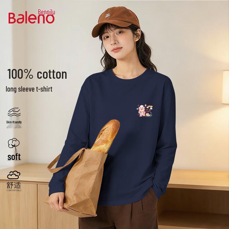 Baleno Women's Pure Cotton Long Sleeve T-shirt