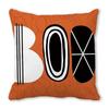 Creative Halloween Happy Letters Digital Printing Short Plush Pillow Covers for Car Sofa Office Cushion Cover Home Goods
