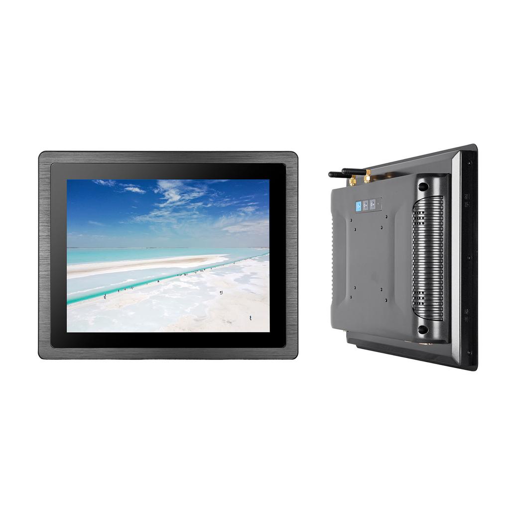 Industrial Panel PC 12 Inch Capacitive Touch Screen Quad Core 64 Bit 8G EMMC Embedded Panel Computer