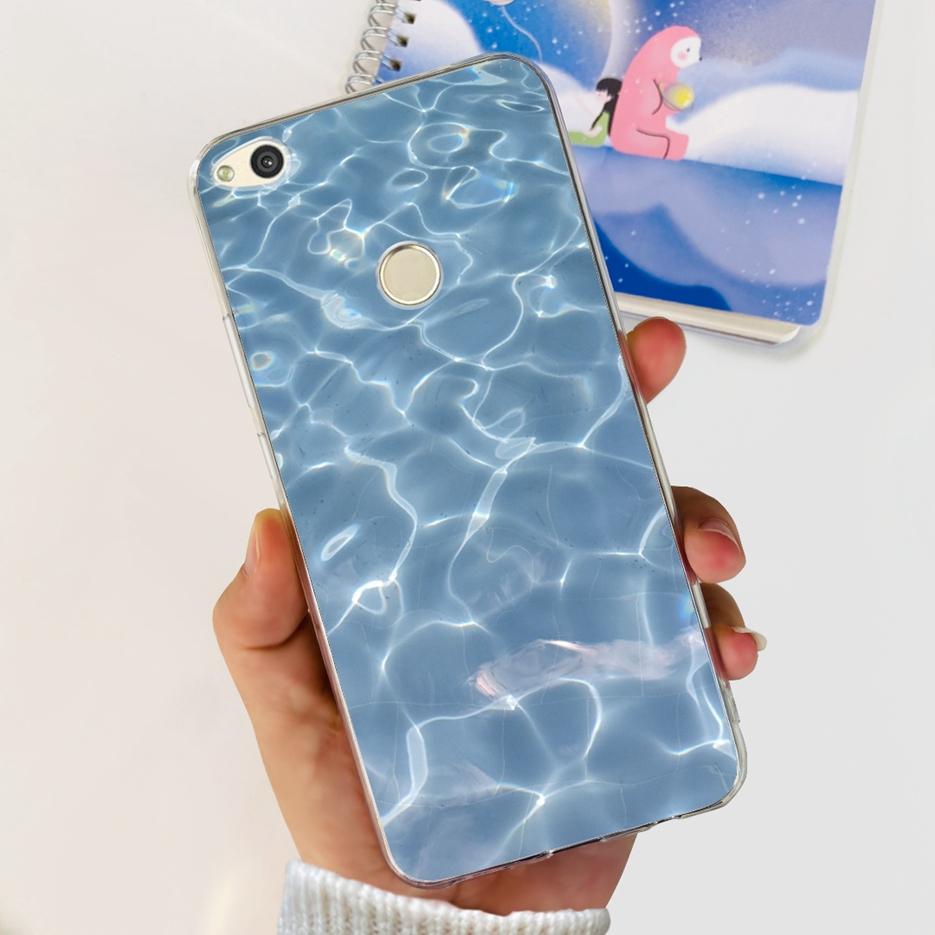 For Huawei P8 Lite 2017 Case Honor 8 Lite Luxury Painted Cover Clear Silicone Soft TPU Phone Case For Huawei GR3 2017 Back Cover