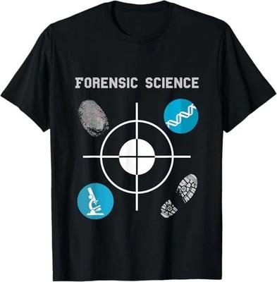 Men's and Women's T-shirts NEW LIMITED Forensic Science T-Shirt Crime Scene Evidence Tee T-Shirt S-3XL