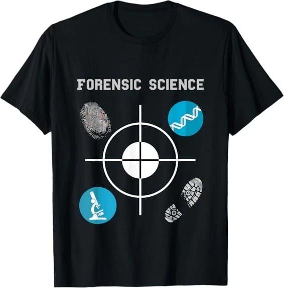 Men s and Women s T-shirts NEW LIMITED Forensic Science T-Shirt Crime Scene Evidence Tee T-Shirt S-3XL XXL