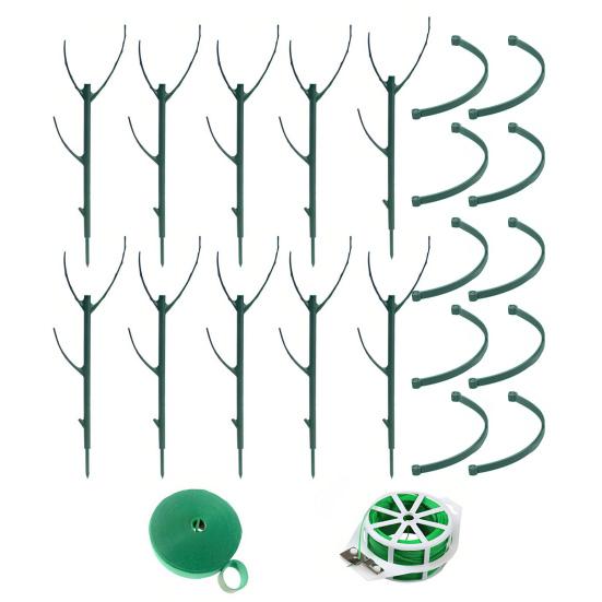 3/5/10Pcs/Set Monstera Plant Support Stake Stackable Garden Plant Support Pole Indoor Outdoor Tall Potted Climbing Plant Holder Stick Moss Pole