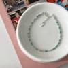 Minar 2024 Summer Colorful Crystal Irregular Pearl Beaded Bracelet for Women Silver Color Beads Coin Elastic Charm Bracelets