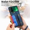 For Xiaomi 17 Pro Retro PU Leather Back Cover with Card Holder and Wristband Kickstand