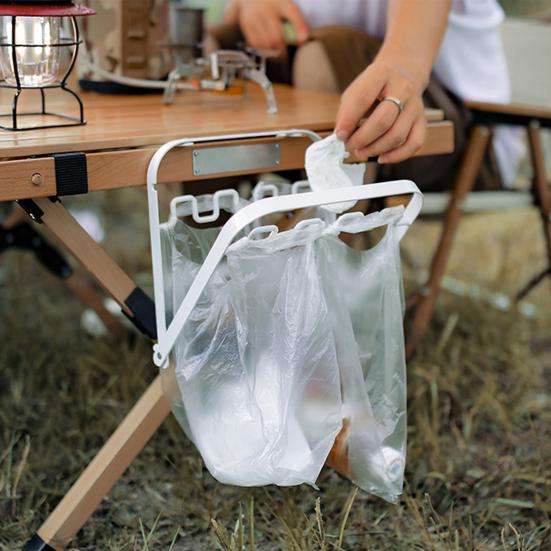 Складная стойка для мусора Держатель для мусорного мешка Высокая грузоподъемность Простая установка Стойка для мусорного мешка на дверцу шкафа 1369₽