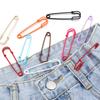 10pcs/lot 64x15mm Safety Pins Brooch Colorful Metal Iron Sewing Pins For DIY Jewelry Making Clothing Fasteners Decor Accessories