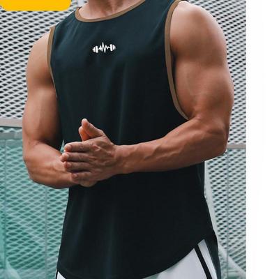 Sommer Tank Top Herren Gym Fitness Training Kleidung Quick Dry Silm Fit Bodybuilding Ärmellose Shirts Männer Mode Basketball Weste