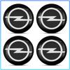 4CS 56mm 60mm Dekielki do felg samochodowych Nakładki na piasty Emblemat Naklejka 3D Do Opel crosa d astra h insignia astra j zafira b mokkaastra vivaro astra g
