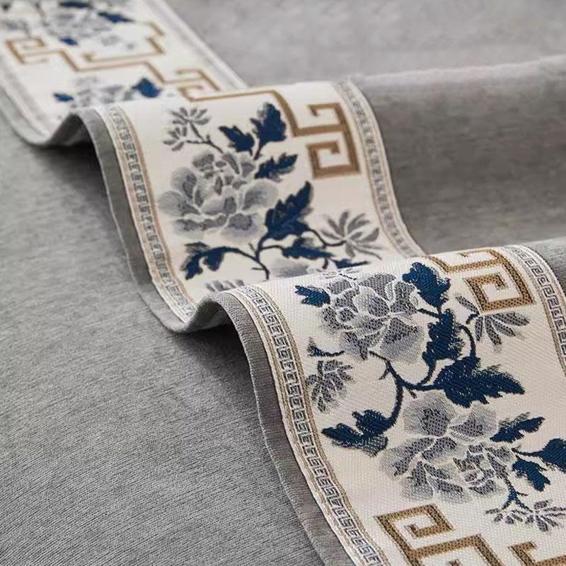 Chinese Style Anti Slip Sofa Cushion Chenier Solid Wood Sofa Mat Four Season Universal 1/2/3 Seat Combination Sofa Cover Towel