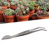 Crescent Moon Head Stainless Steel Tweezers Rust Proof Rake Spatula Tools Bonsai Tweezers Set