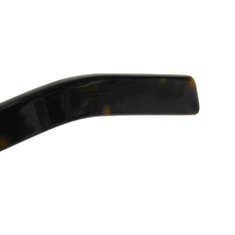 Used 11569 Square Shape Eyewear SPR11X-F 7968 Wellington Plastic Clear Black Demi Pattern Logo Acetate Havana Unisex