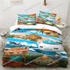 New 3D Cartoon Octonauts Bedding Set Bedroom Single Double Bed King Size Quilt Cover And Pillowcase Kid's Birthday Gift