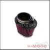 Motorcycle Red 48mm 52mm Air Cleaner Intake Filter Universal For Cafe Racer Honda Yamaha BMW Kawasaki Suzuki Oval Pod Air Filter