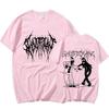 Men Women Print T-shirt Fashion Hip Hop Metal Gothic Rock T Shirt Loose Streetwear Summer Loose Sport T Shirt Y2K Short Sleeve