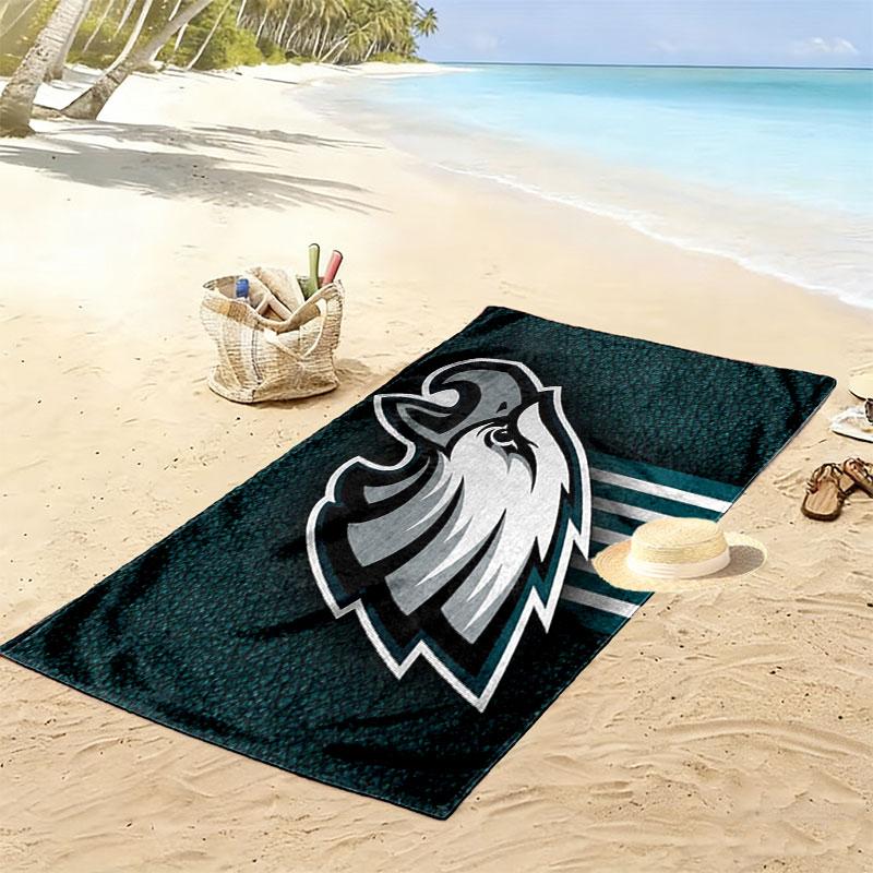Eagles Print Beach Towel, Large Soft Quick Dry Towel for Beach Camping Swimming