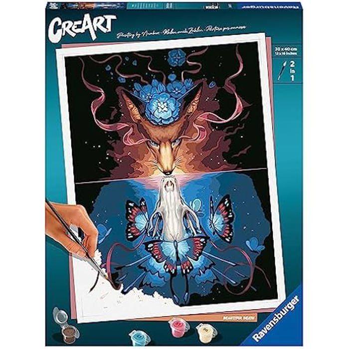 Peinture par numéros - ravensburger - creart grand format - 30x40 cm - jojoesart - multicolore