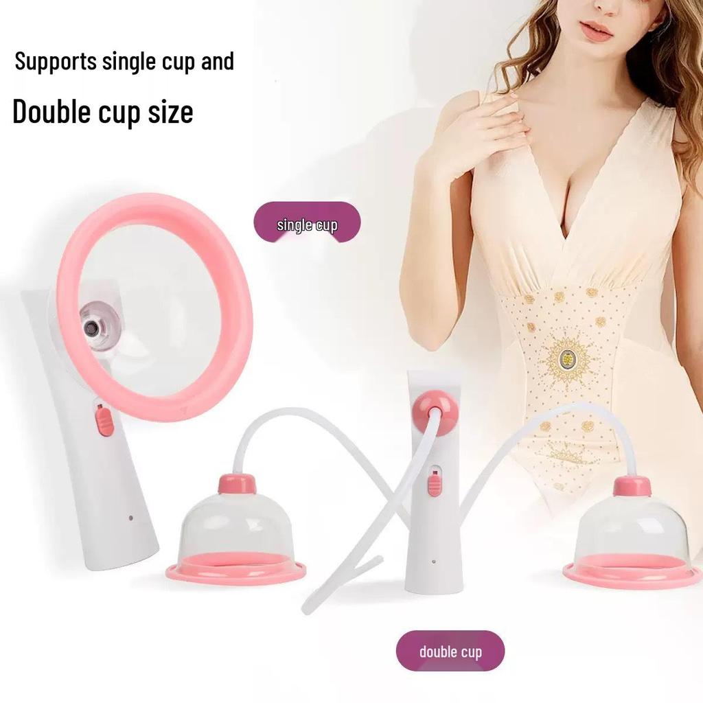 Electric Vibration Heated Breast Massager for Home Breast Care and Enhancement