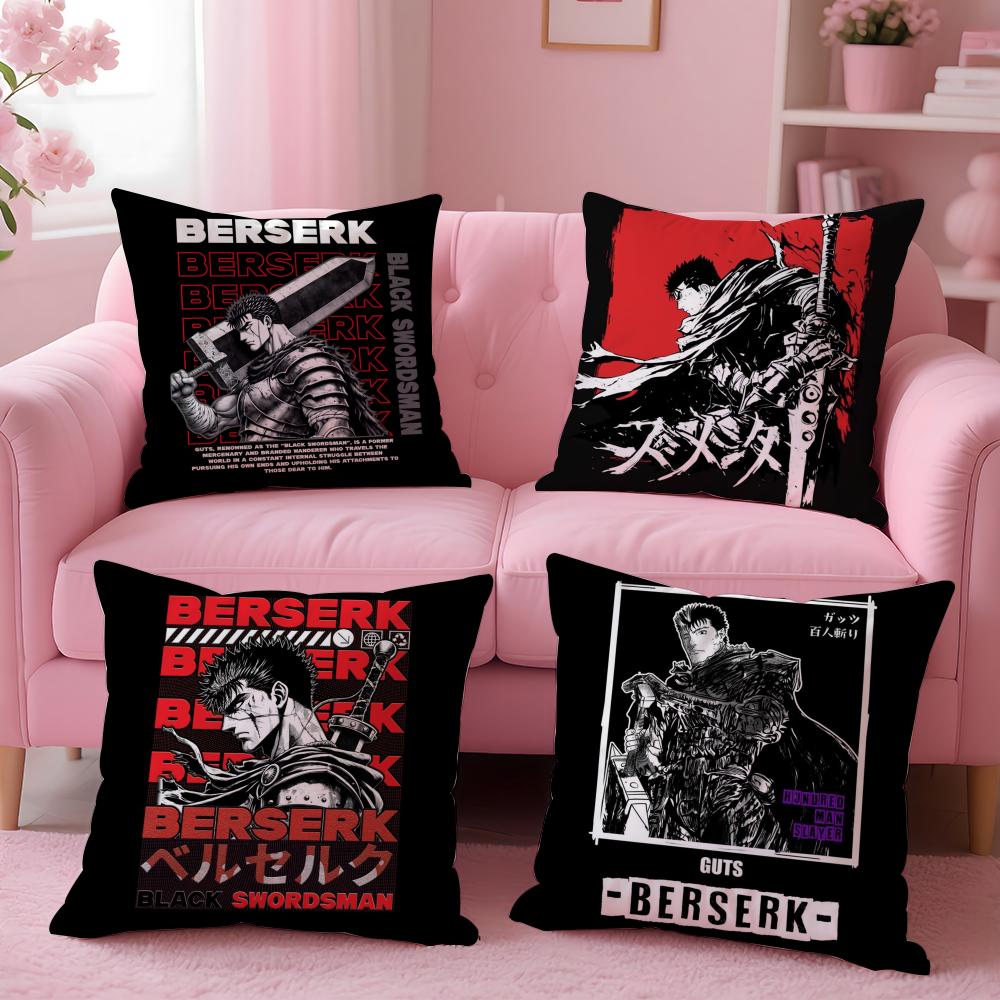 Cool B-BerserkS Cushion Cover Comfortable Reversible Pillow Cover Ideal for Car Sofa Bedroom & Beyond