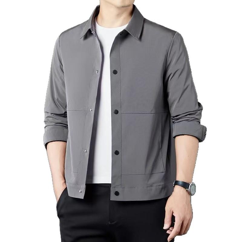 2025 Trendy Men's Casual Lapel Jacket - Spring & Autumn Collection, Youth Fashion