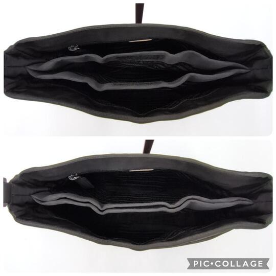 PRADA Metal Handle Handbag Semi One Shoulder Bag Hobo Archive Y2K Triangle Logo Plate