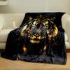 Majestic Tiger Portrait Art print blanket soft and cozy perfect for the living room bed sofa or a nap,gift