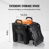 Insulated Food Carrier, 32Qt Capacity, Stackable Catering Hot Box with Stainless Steel Barrel, Top Load LLDPE Food Warmer with Integral Handles