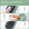 1/2/3PCS Multi-Function Automatic Liquid Discharge Cleaning Brush–Shoe Brush & Clothes Cleaner,Perfect Household Cleaning Tool