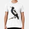 The Australian Magpie Collingwood#039;s Iconic Bird  Drawing  TShirt Made In Aust Unisex T-Shirt