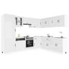 Vidaxl Kitchen Cabinet Set Kalmar, 14-Piece, White